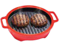 Enjoy hot food from Rocket Chef Turbo Grill